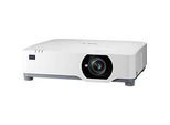 Laserprojektor NEC P547UL, 1920 x 1200 (WUXGA), 5400 ANSI Lumen, 1, 6-facher Zoom, 2x HDMI, USB/LAN/WLAN, weiss