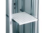 Fachboden (19"), für Server-Schrank, ausziehbar, 500 mm tief, Lüftungsschlitze