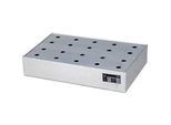 Bauer Kleingebindewanne KGW-P 1/M V4A, für Euro- und Chemiepaletten, Edelstahl, L 600 x B 400 x H 120 mm, bis 50 kg, mit Lochblech-Rost