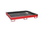 Regalwanne mit PE-Einsatz Regalwanne RW 1800 PE, lackiert, Lichtblau