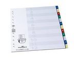 DURABLE PP-Register, Zahlen 1-12