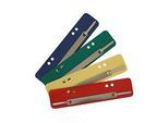 Schäfer Shop Select Heftstreifen, PP, farbsortiert, DIN A5, Metall-Deckleiste