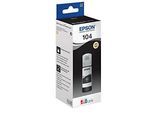 Original Epson Tintenflasche 104, Einzelpack, schwarz