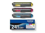 Original Brother Toner TN-241 CMY, Multipack, cyan, magenta, gelb