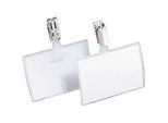 CLICK FOLD Namensschilder mit Clip, 54 x 90 mm, 25 Stück
