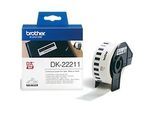 BROTHER Endlos-Etikett DK-22211, 29mm x 15,24m, Film weiss