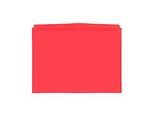 Orgatex Sichttaschen, A5 quer, rot, 10 St.