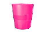 LEITZ® Papierkorb WOW, 15 Liter, pink