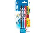 PILOT FriXion Clicker rot,blau,schwarz +