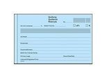 Quittungen, 50 x 3 Blatt quer, 157 x 100 mm