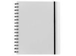 Notebook Easy, A5, KolmaFlex, 100 Blatt, 5 mm, kariert, farblos