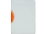 Klemmhefter Kolma Easy Plus, A4, für bis zu 30 Blatt, transparenter KolmaFlex-Kunststoff, mit roter Klemme