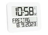 Funkuhr Time Line MAX, weiss