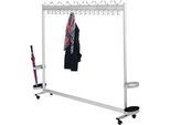 Garderobe multiline, B 1800, 18 Hut-/68 Mantelhaken