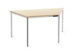 Konferenztisch, Trapez 1600 x 800 mm, Ahorn-Dekor