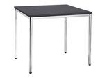 Konferenztisch, 800 x 800 mm, schwarz