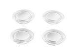 Farb-Design-Magnete, 4 St., weiss
