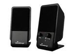 MediaRange Desktop Lautsprecher MROS352, 2 x 3 W, USB 2.0, Klinkenbuchse, schwarz