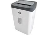 Aktenvernichter HP OneShred Auto 200CC, Sicherheitsstufe P-4, Partikelschnitt 4,3 x 12 mm, 200 Blatt, grau/weiss