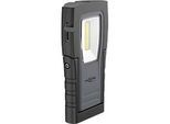 ANSMANN WL400R Slim LED Arbeitsleuchte, 400 Lumen, IP65, Stossfest, Li-Po Akku, Magnetfuss, Gürtelclip, schwarz