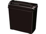Fellowes Aktenvernichter Powershred P-25S, Streifenschnitt 7 mm, P-1, 11 l, 5 Blatt Schnittleistung, schwarz/grau