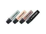 Textmarker STABILO® BOSS Original NatureCOLORS, Keilspitze, lichtbeständig, schnell trocknend, farbsortiert, 4 Stück