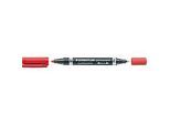 STAEDTLER Permanent-Marker Lumocolor duo, rot, 10 St.
