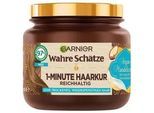 Garnier - Wahre Schätze 1-Minute Haarkur – reichhaltig mit Arganöl Haarkur & -maske 340 ml Damen