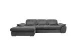 Ecksofa Rigatti mit Bettkasten ca. 184x314 cm Anthrazit