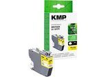 Tintenpatrone KMP, ersetzt Brother LC3217Y (LC-3217Y), bis 550 Seiten, Einzelpack, gelb