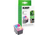 Tintenpatrone KMP, ersetzt HP 62 (C2P06AE) color, jeweils bis 165 Seiten, 3-farbig, CMY