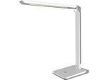 Hansa-by-styro Lumina LED-Tischleuchte, dimmbar, zuschaltbarer Lichtsensor, 3 Farbtemperaturen, Weiss