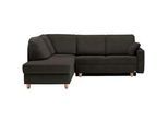 Sedda Ecksofa , Braun , Textil , Eiche , Uni , Ottomane links, L-Form , 227x208 cm , Austria Gütezeichen, AZO-frei , erweiterbar, Typenauswahl, Fußauswahl, Stoffauswahl, seitenverkehrt erhältlich, Bettfunktion erhältlich, Rückenfutter , Wohnzimmer, Sofas & Couches, Wohnlandschaften, Ecksofas