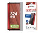 Displex Displayschutzglas »Privacy Glass«, für Samsung Galaxy S24 Ultra, Blickschutz Displayschutzfolie Displayschutz kratzer-resistent 10H