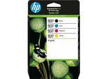 Original HP Tintenpatrone 937 (6C400NE), bis zu 1450 Seiten bzw. 800 Seiten, Multipack, CMYK