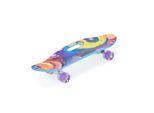 Byox Skateboard 26 Zoll mit Griff PU-Leuchträder ABEC-7 Aluminium 100 kg LED lila