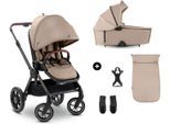 Kombi-Kinderwagen HAUCK "Comfort N Care Air", Kinder, braun (mocca), Aluminium, Polyester, Kinderwagen, Belastbarkeit bis 22 kg
