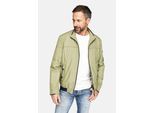 Outdoorjacke CABANO, Herren, Gr. 24, grün, 100% Polyester, unifarben, kurz, hoch geschlossener Ausschnitt, Jacken Outdoorjacke, mit wasserabweisender Funktion