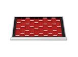 STIER Schubladeneinteilung Muldenplatten BLH 50 mm Innenmaß 800x450 mm 15 MP mit 2 Mulden