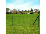 vidaXL Eurozaun Stahl 10 x 1,2 m Grün