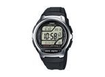 Funkchronograph CASIO FUNK, schwarz, Armbanduhren, Herren, Quarzuhr, Armbanduhr, Herrenuhr, Funkuhr, Digitaluhr, Resinarmband