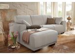 Home affaire Ecksofa »BORNHOLM L-Form mit Recamiere, Masse B/T/H: 234/162/85 cm«, Recamiere links oder rechts bestellbar, Wellenfederung, inkl. 2 Kissen
