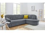 DOMO collection Ecksofa »Pegnitz, elegante Rückensteppung, zeitlose Formensprache, L-Form«, wahlweise mit Bettfunktion