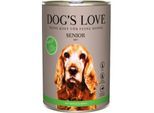 DOG'S LOVE Senior 6x800g Wild und Spinat 6x400 g