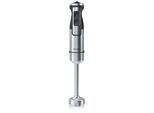 Arendo Edelstahl Stabmixer 1000 Watt Pürierstab - Handmixer - stufenlose Regelung silber/schwarz