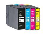 Schäfer Shop Select Tintenpatronen-Multipack, ersetzt Canon PGI-2500XL BK/C/M/Y pigmentiert, schwarz, cyan, magenta, gelb