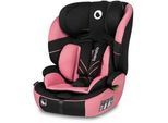 Lionelo Kinderautositz , Schwarz, Pink , Textil , 46.5x58x52 cm , ECE R 129 i-Size , 5-Punkt-Gurtsystem, abnehmbarer und waschbarer Bezug, höhenverstellbare Kopfstütze, schnell und leicht im Auto montierbar , Baby on Tour, Kindersitze, Kindersitze 9-36kg