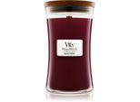 Woodwick Black Cherry geurkaars met een houten lont 609.5 g