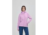 Fleecejacke BENCH. "NINJA", Damen, Gr. 38, lila (violet), Fleece, Obermaterial: 100% Polyester, unifarben, figurbetont, Jacken Fleecejacke