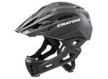 Bike Cross Helm CRATONI "MTB-Fahrradhelm C-MANIAC" Gr. 56, schwarz (schwarz matt), Helme, 56/58 Kopfumfang: 56cm - 58cm